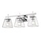 Z-Lite Lauren Vanity, 3-Light, 22 In.W x 6.5 In.L x 8.5 In.H, Chrome/Clear 819-3V-CH - alternate 8